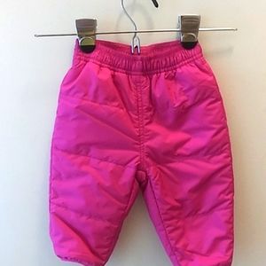 The North Face Pink Girls Snow Pants Size 3-6M